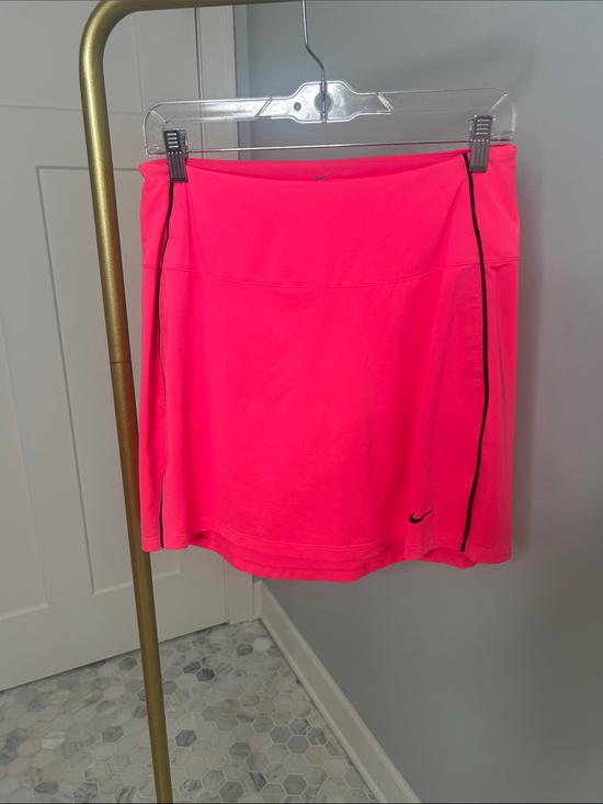 Nike Dresses & Skirts - Nike Neon Pink Athletic Skirt with Black Trim
